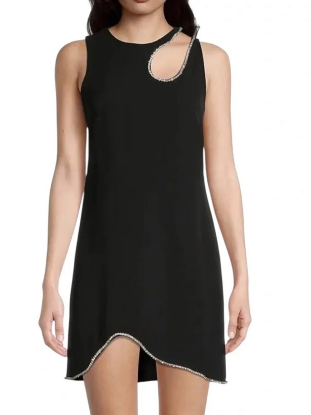 Sachin & Babi Hailey Embellished Trim Minidress Size 4 NWT